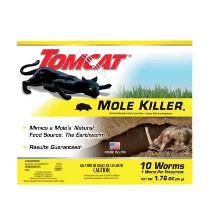 Tomcat Mole Killer Includes 10 Worm Baits per Pack Ready-to-Use