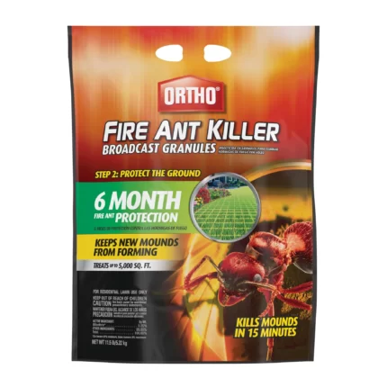 Ortho Fire Ant Killer Broadcast Granules Treats up to 5,000 sq. ft. 11.5 Pound