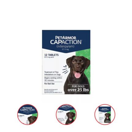 PetArmor CapAction Flea Tabs for Dogs 25+ lbs. (12 ct.)