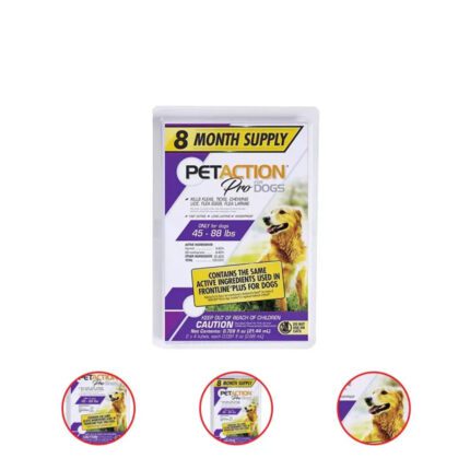 PetAction Pro for Dogs, 8 Doses (45 to 88 lbs.)