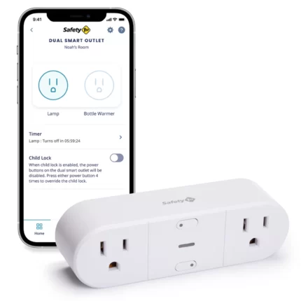 Safety 1st Dual Smart Outlet, White