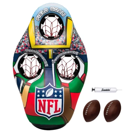 Franklin Sports NFL XL Inflatable Football Target  Football Target Toss Game  51" Target