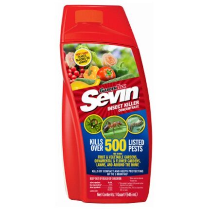 Sevin Insect Killer Concentrate for Gardens and Flowers 32 Ounce
