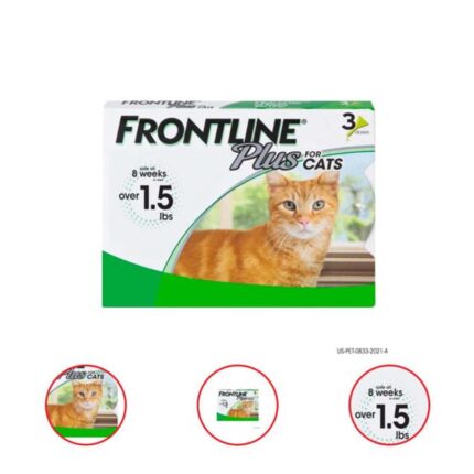 FRONTLINE® Plus For Cats and Kittens Flea and Tick Treatment 3 Count