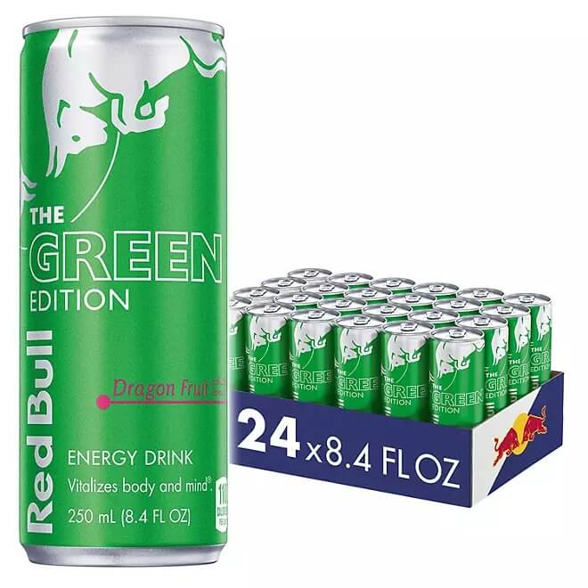 Energize with Dragon Fruit Flavored Red Bull