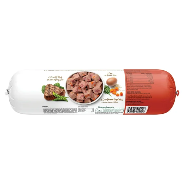 Freshpet Select Beef and Vegetable Recipe Fresh Dog Food Healthy and Natural 1.5lb Roll - Image 6