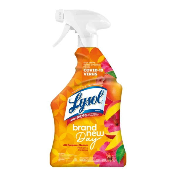 Lysol® Brand New Day All Purpose Cleaner 32oz, Mango & Hibiscus, Deep Clean - Image 2