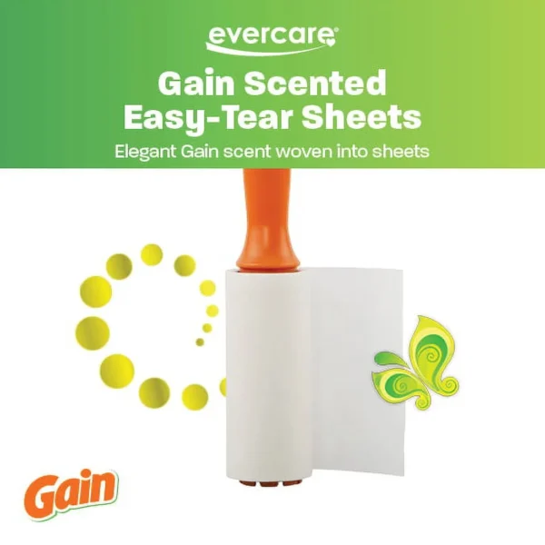 Evercare Gain Scented All-Purpose 90-Layer Lint Roller, 2-Pack - Image 4