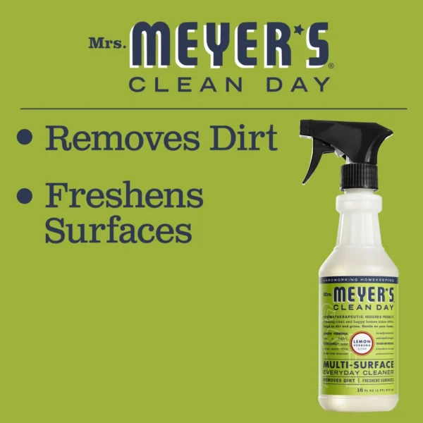 Mrs. Meyer’s Clean Day Multi-Surface Everyday Cleaner, Lemon Verbena Scent, 16 Ounce Bottle - Image 3