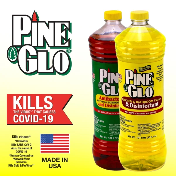 (2 pack) Pine Glo Kitchen & Bath Household Cleaner, Lemon, 40 oz - Image 6