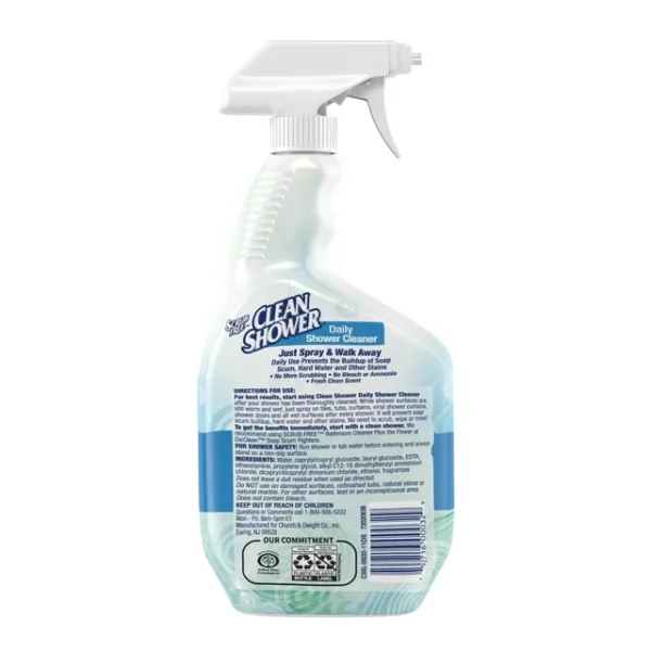 Clean Shower Daily Shower Cleaner 32 fl oz. Bleach and Ammonia Free - Image 8