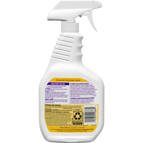 Formula 409 Multi-Surface Cleaner Spray, Lemon Fresh, 32 fl oz - Image 2