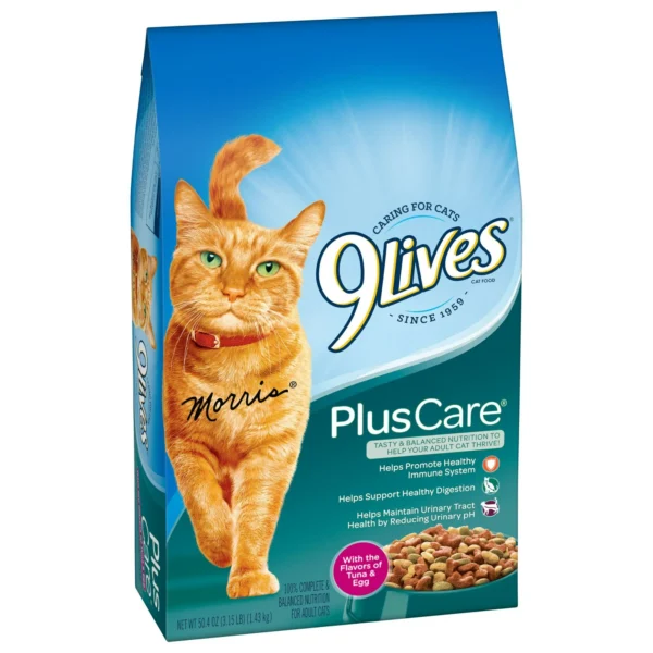 9Lives Plus Care Dry Cat Food, 3.15 lb. Bag - Image 6