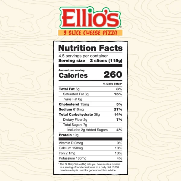 Ellio's Original Crust Cheese Pizza, 100% Real Cheese, 18.3oz, 9 Count, Frozen - Image 7