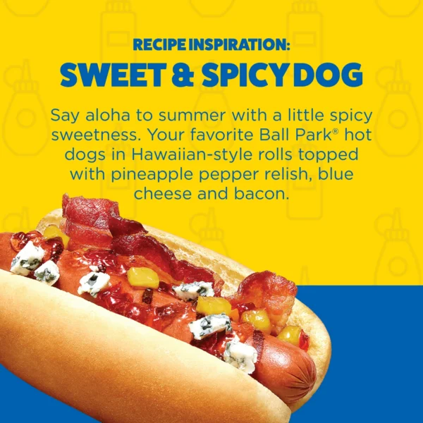 Ball Park Bun Length Beef Hot Dogs, 15 oz, 8 Count - Image 5