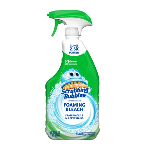 Scrubbing Bubbles Foaming Bleach Bathroom Cleaner, Trigger Bottle Fresh Scent,32 oz, 1 count - Image 3