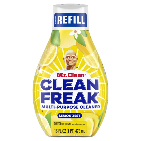 Mr. Clean Clean Freak All Purpose Cleaner Spray, Multi-Surface Cleaning, Lemon, Refill, 16 fl oz - Image 4