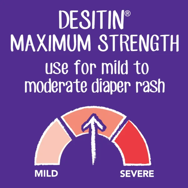 Desitin Maximum Strength Baby Diaper Rash Cream, Travel Size, 2 oz - Image 6