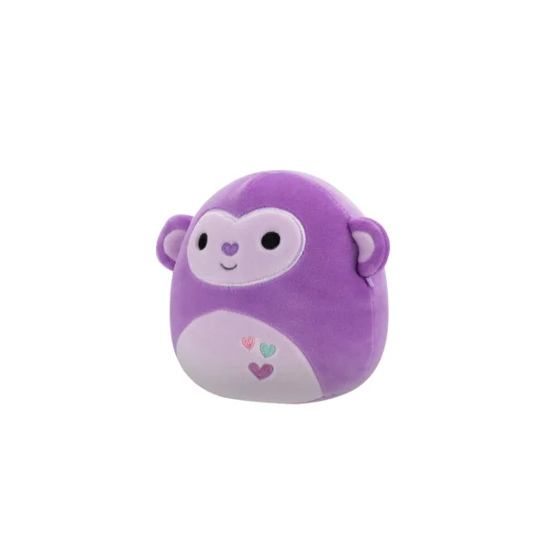 Squishmallows Official 5 inch Hartman the Light Purple Monkey with Hearts - Child's Ultra Soft Stuffed Plush Toy - Image 5