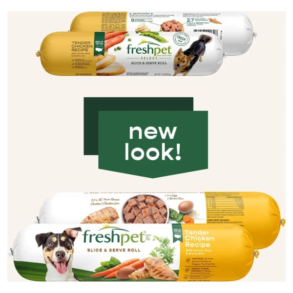 Freshpet Select Healthy & Natural Dog Food, Fresh Chicken Roll, 1lb - Image 2