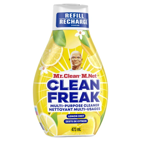 Mr. Clean Clean Freak All Purpose Cleaner Spray, Multi-Surface Cleaning, Lemon, Refill, 16 fl oz - Image 3