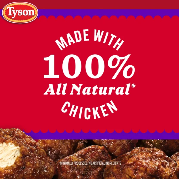 Tyson Any'tizers Sweet BBQ Boneless Chicken Bites, 24 oz (Frozen) - Image 4