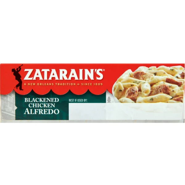 Zatarain's No Artificial Flavors Blackened Chicken Alfredo Frozen Dinner, 10.5 oz Box - Image 3