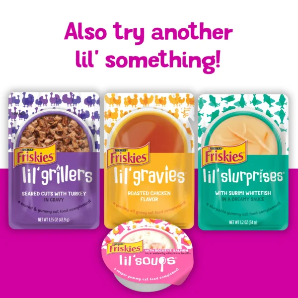 Purina Friskies Pureed Cat Food Toppers, Lil’ Shakes With Enticing Chicken Lickable Cat Treats - Image 3