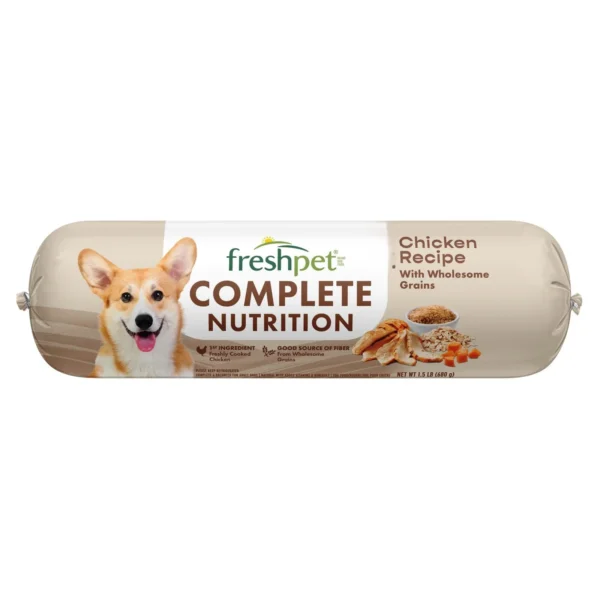 Freshpet Dog Food, Complete Nutrition Chicken Roll 1.5lb