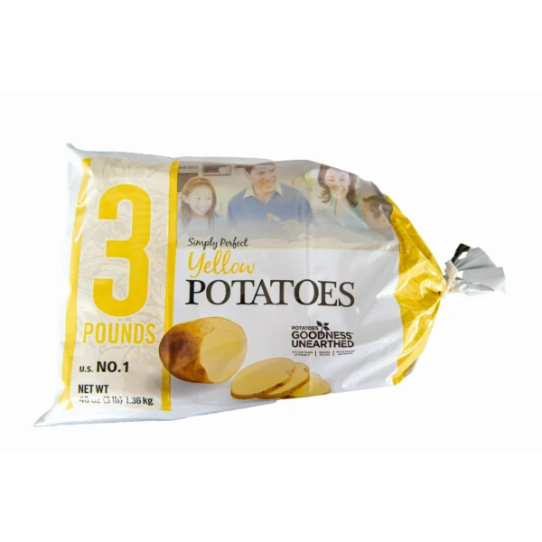 Yellow Potatoes Whole Fresh, 3lb Bag