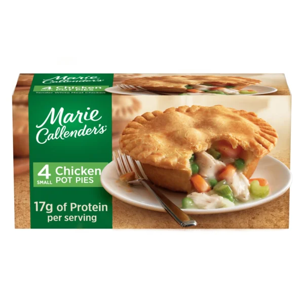 Marie Callender's Chicken Pot Pie, Frozen Meal, 40 oz, 4 Pack (Frozen)