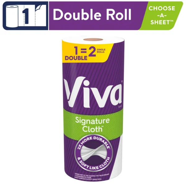 Viva Signature Cloth Paper Towels, 1 Double Roll