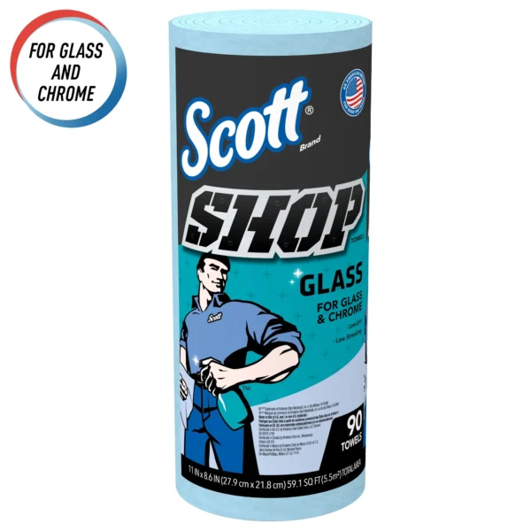 Scott Shop Towels Glass, 1 Roll, 90 sheets - Image 8