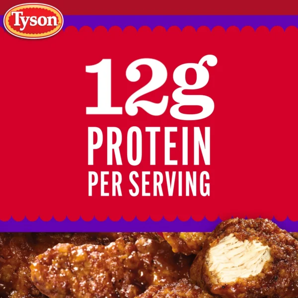 Tyson Any'tizers Sweet BBQ Boneless Chicken Bites, 24 oz (Frozen) - Image 8