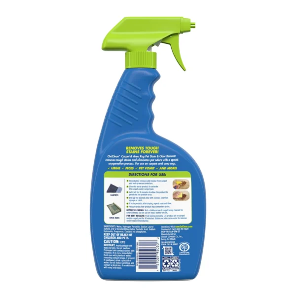 OxiClean Carpet and Rug Pet Stain and Odor Remover Spray, 24 fl oz - Image 8