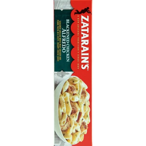 Zatarain's No Artificial Flavors Blackened Chicken Alfredo Frozen Dinner, 10.5 oz Box - Image 4