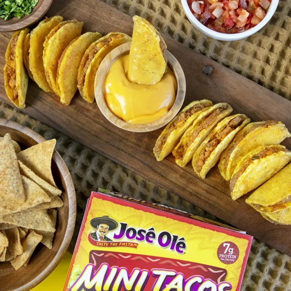 Jose Ole Beef & Cheese Mini Tacos, Frozen Mexican Food, 16.2 oz, 25 Count - Image 7