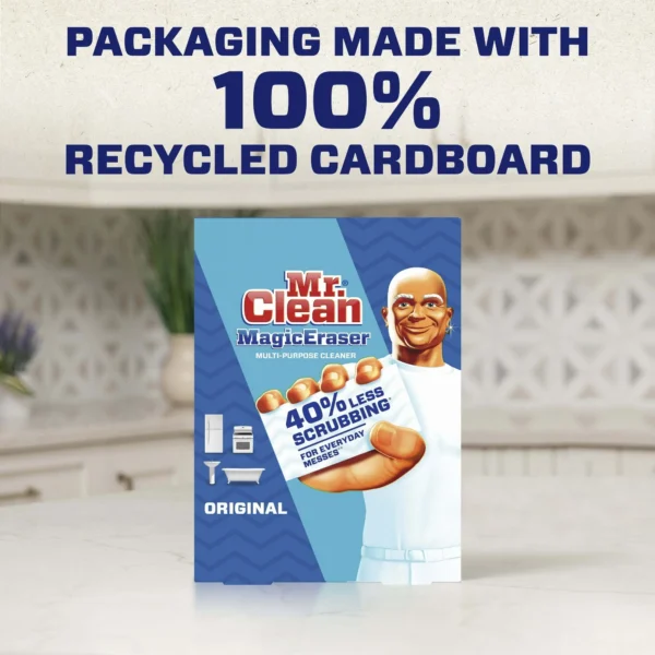 Mr. Clean Original Magic Eraser All-Purpose Foam Cleaning Pads with Durafoam, 3 Ct - Image 3