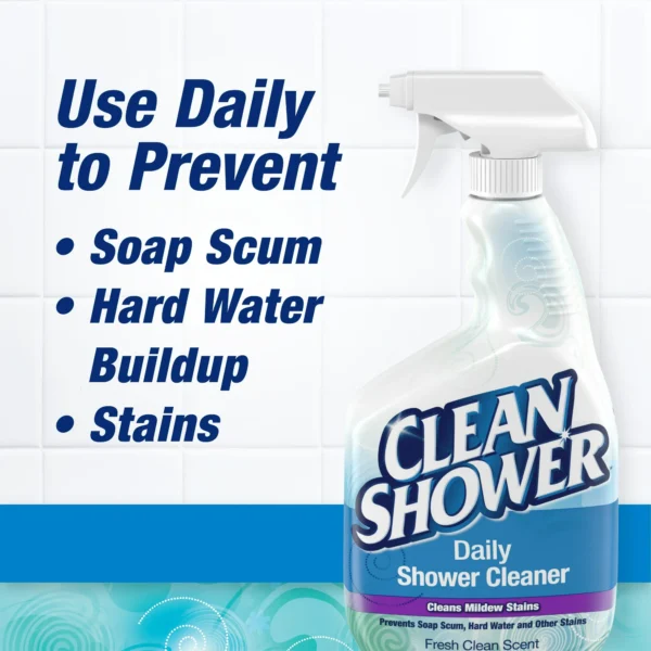 Clean Shower Daily Shower Cleaner 32 fl oz. Bleach and Ammonia Free - Image 7