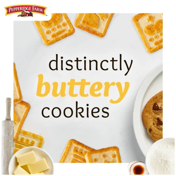 Pepperidge Farm Chessmen Butter Cookies, 7.25 oz Bag (24 Cookies) - Image 7