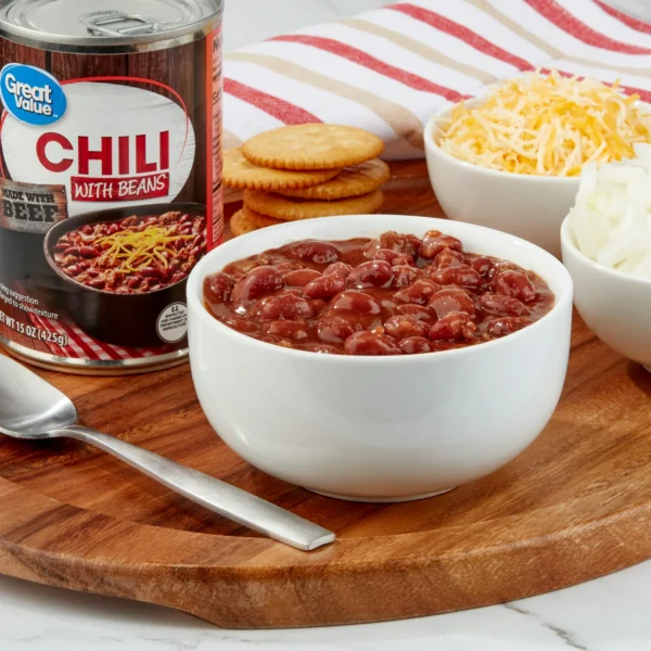 Great Value Chili with Beans 15 oz Can - Image 8