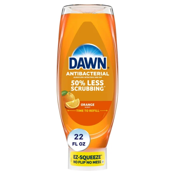 Dawn Ultra Antibacterial EZ-Squeeze Hand Soap, Orange Scent, 22 fl oz